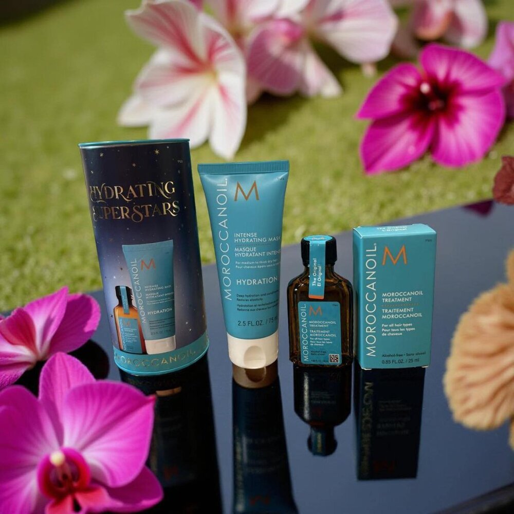 Moroccanoil Hydrating Superstars Mask 2.5 oz Treatment 0.85 oz